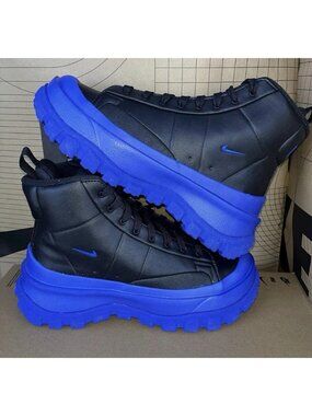 NEW Nike Blazer Roam Mid Women Size 9 Black/Racer Blue FQ9065-001